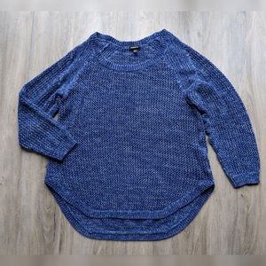 Torrid open weave high low sweater